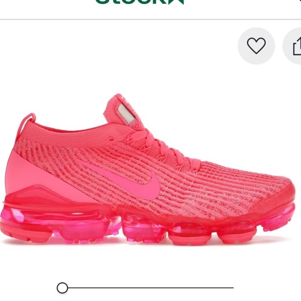 Nike Air Women's Pink VaporMax 3‎ Triple Pink Running Sneakers Shoes Size 8.5